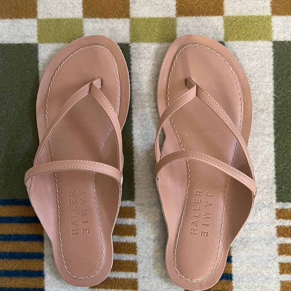 Jamie Haller The Thong Sandal in Bare